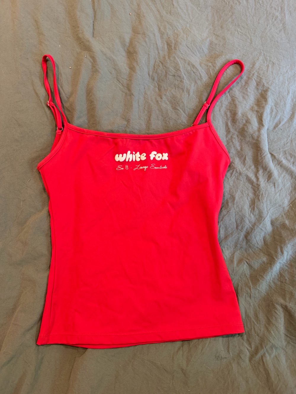 White Fox Boutique Red Spaghetti Strap Camisole